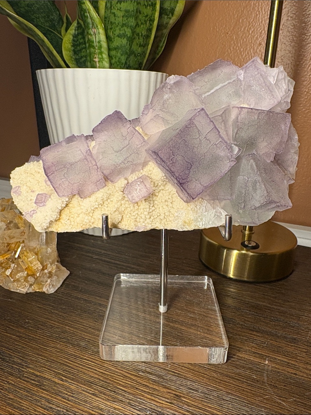 Natural QR Code Fluorite